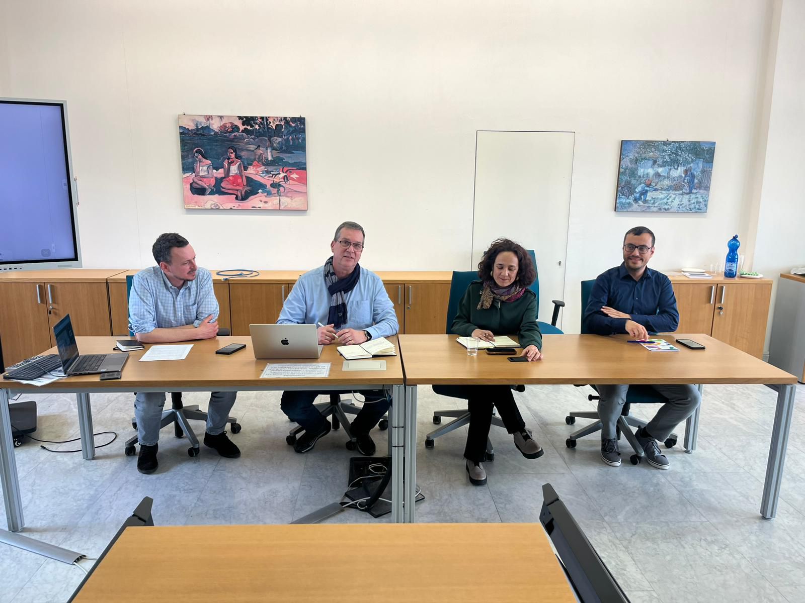 participants during a workshop session focused on artificial intelligence, higher education and digital well-being at the University of Florence