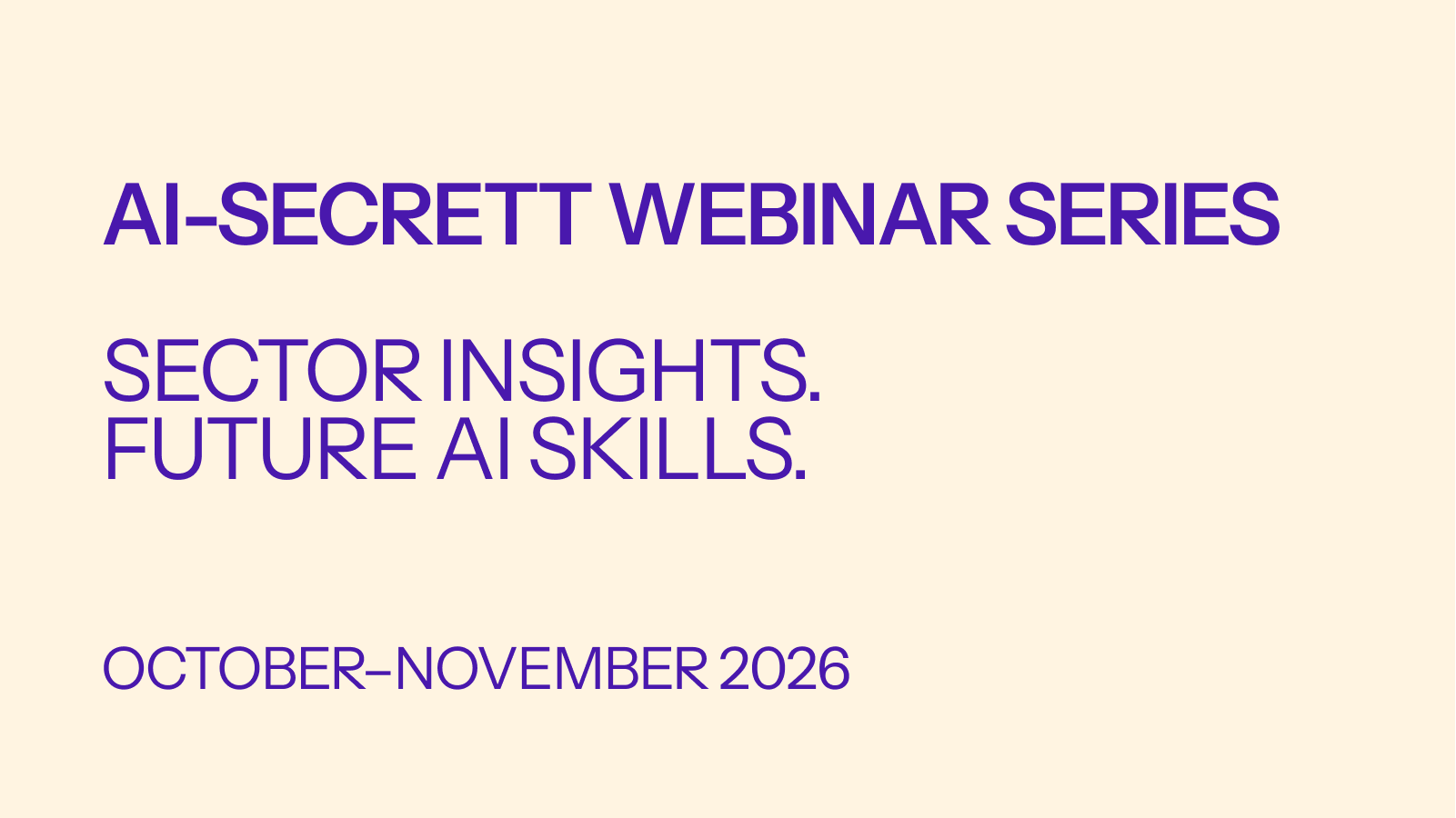 aisecrett webinar series